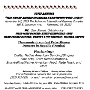35th Annual Great American Indian Exposition and Pow Wow 2025